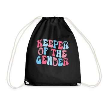 Keeper Of The Gender - Drawstring Bag - black - Front