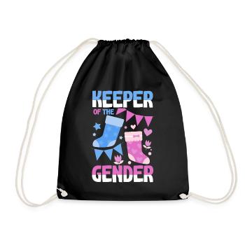 Keeper Of The Gender - Drawstring Bag - black - Front