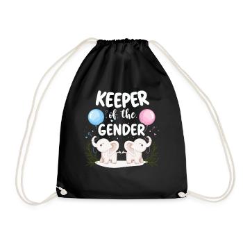 Keeper Of The Gender - Drawstring Bag - black - Front