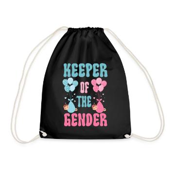 Keeper Of The Gender - Drawstring Bag - black - Front