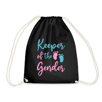 Keeper Of The Gender - Drawstring Bag - black - Front