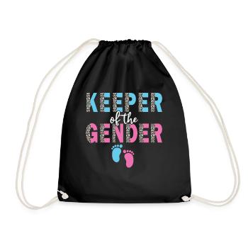 Keeper Of The Gender - Drawstring Bag - black - Front