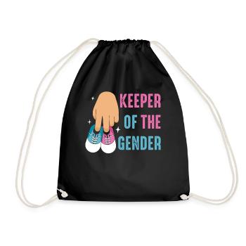 Keeper Of The Gender - Drawstring Bag - black - Front