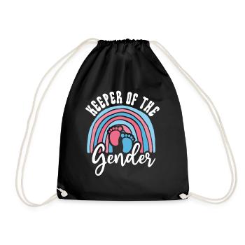 Keeper Of The Gender - Drawstring Bag - black - Front