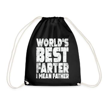 Le meilleur agriculteur du monde, je veux dire père - Sac de sport léger - noir - Devant