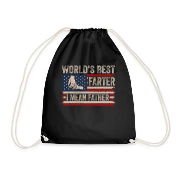 Le meilleur agriculteur du monde, je veux dire père - Sac de sport léger - noir - Devant
