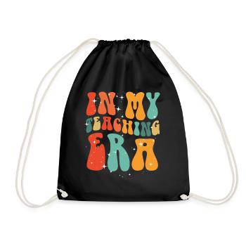 In My Teaching Era Teaching - Drawstring Bag - black - Front