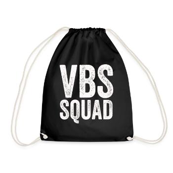 VBS Squad Bibel Shool - Turnbeutel - Schwarz - Vorne