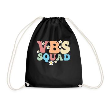 VBS Squad Bibel Shool - Turnbeutel - Schwarz - Vorne