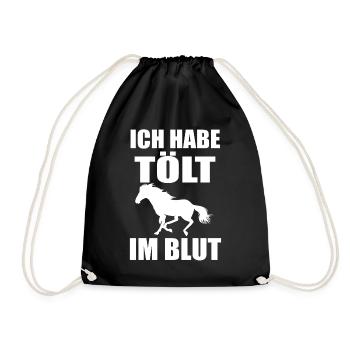 Isländer Islandpferd Islandpferde Geschenk - Sac de sport léger - noir - Devant