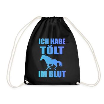 Isländer Islandpferd Islandpferde Geschenk - Sac de sport léger - noir - Devant