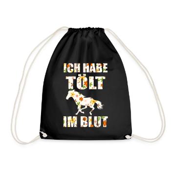 Isländer Islandpferd Islandpferde Geschenk - Sac de sport léger - noir - Devant