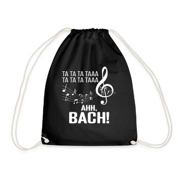 Parodie Klassik Musik Bach Beethoven 5 Symphonie - Sac de sport léger - noir - Devant