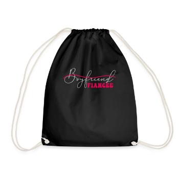 Fiançailles de couple fiancées Hommes Fiancée drôle - Sac de sport léger - noir - Devant