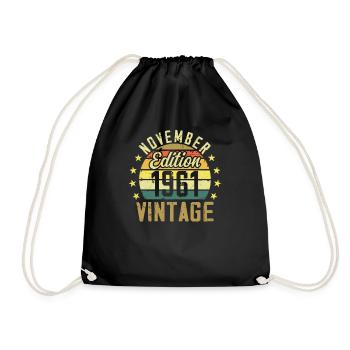 The legends were born in November 1961 - 1961 - Drawstring Bag - black - Front