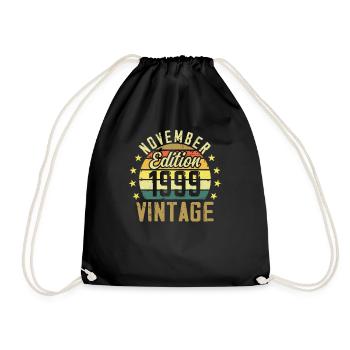 The legends were born in November 1999 - 1999 - Drawstring Bag - black - Front