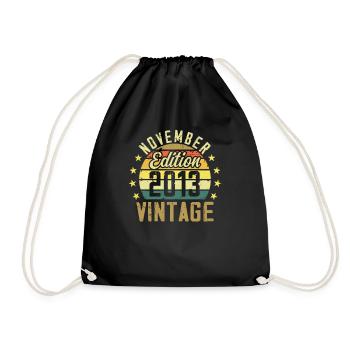 The legends were born in November 2013 - 2013 - Drawstring Bag - black - Front