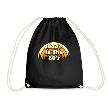 80's The 80s Music - Drawstring Bag - black - Front
