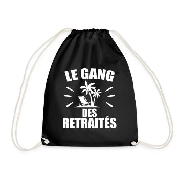 Retraité, Je Suis Retraité, Enfin Retraité - Sac de sport léger - noir - Devant