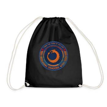 I Had The Time Of My Life Fighting Dragons - Drawstring Bag - black - Front
