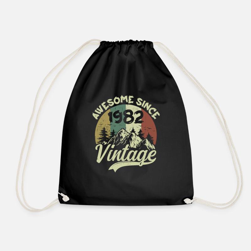 Millésime 1982 Cadeau D'anniversaire 1982 - Sac de sport léger - noir