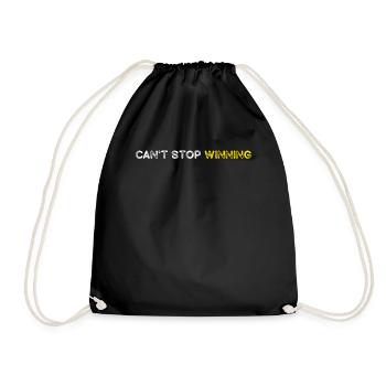 Can't Stop Winning Lottery Winner Vibes - Drawstring Bag - black - Front