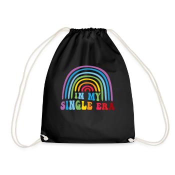 Dans mon ère de célibataire drôle de vie de célibataire - Sac de sport léger - noir - Devant