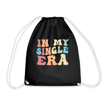 Dans mon ère de célibataire drôle de vie de célibataire - Sac de sport léger - noir - Devant