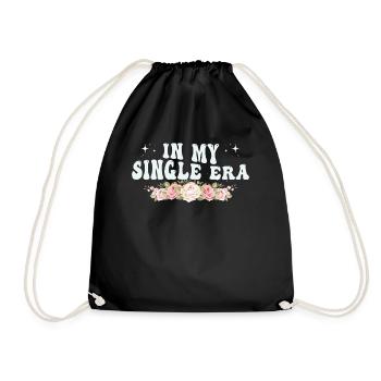 Dans mon ère de célibataire drôle de vie de célibataire - Sac de sport léger - noir - Devant