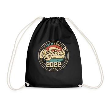 Original 2022 Vintage - Cadeau D’anniversaire 2022 - Sac de sport léger - noir - Devant
