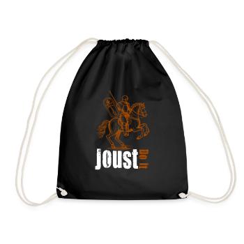 Joute Chevalier Médiéval Renaissance Chevaliers Armure - Sac de sport léger - noir - Devant