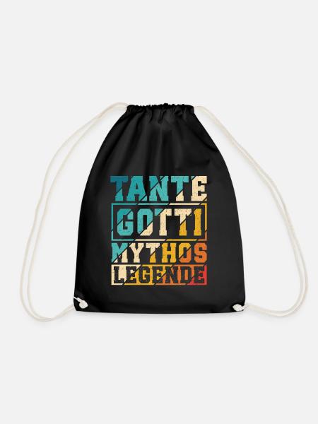 Tante & Gotti - Turnbeutel - Schwarz