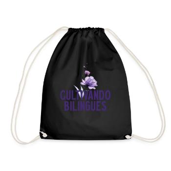 Cultivando Bilingües Spanischlehrer Bekleidung - Turnbeutel - Schwarz - Vorne