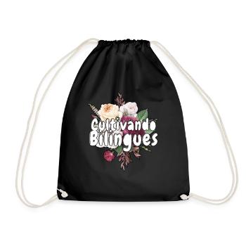 Cultivando Bilingües Spanischlehrer Bekleidung - Turnbeutel - Schwarz - Vorne