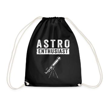 Photographie spatiale Télescope d’observation des étoiles Astronomie - Sac de sport léger - noir - Devant