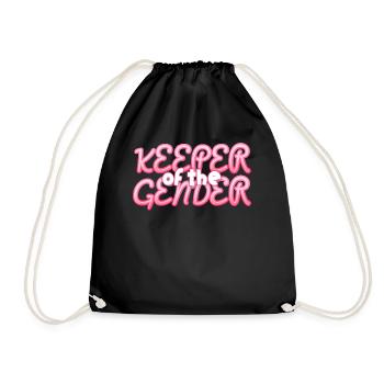 Keeper Of The Gender - Drawstring Bag - black - Front