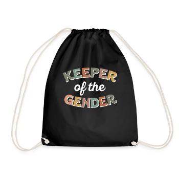 Keeper Of The Gender - Drawstring Bag - black - Front