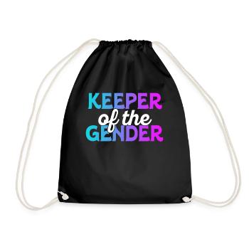 Keeper Of The Gender - Drawstring Bag - black - Front