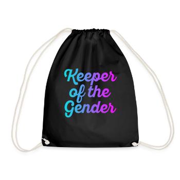 Keeper Of The Gender - Drawstring Bag - black - Front