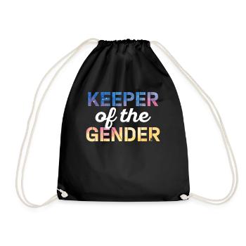 Keeper Of The Gender - Drawstring Bag - black - Front