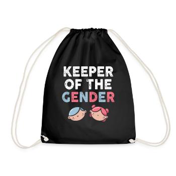Keeper Of The Gender - Drawstring Bag - black - Front