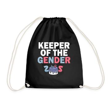 Keeper Of The Gender - Drawstring Bag - black - Front