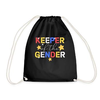 Keeper Of The Gender - Drawstring Bag - black - Front