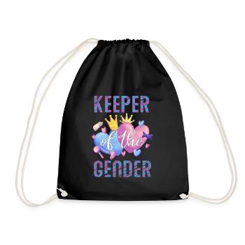 Keeper Of The Gender - Drawstring Bag - black - Front