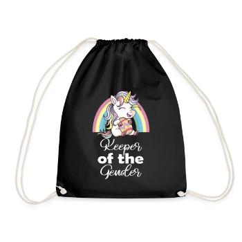 Keeper Of The Gender - Drawstring Bag - black - Front