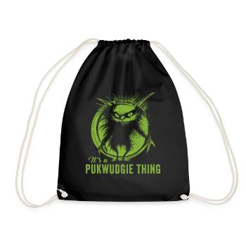 Pukwudgie Kryptide Folklore Mythen - Turnbeutel - Schwarz - Vorne