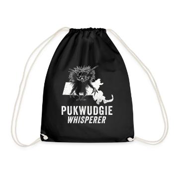 Pukwudgie Cryptid Folklore Myths - Drawstring Bag - black - Front