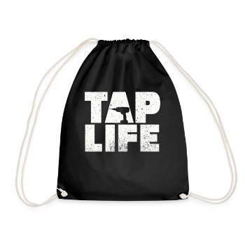 Maple Tapper Syrup Men Women Autumn - Drawstring Bag - black - Front