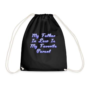 Plaisir familial préféré du fils et du père - A - Sac de sport léger - noir - Devant