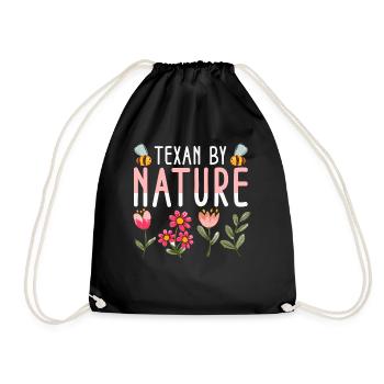 Champs de fleurs sauvages Fleurs sauvages Bluebonnet - Sac de sport léger - noir - Devant